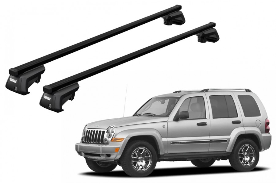 Barras THULE SmartRack XT para autos JEEP Cherokee 2002 a 2007