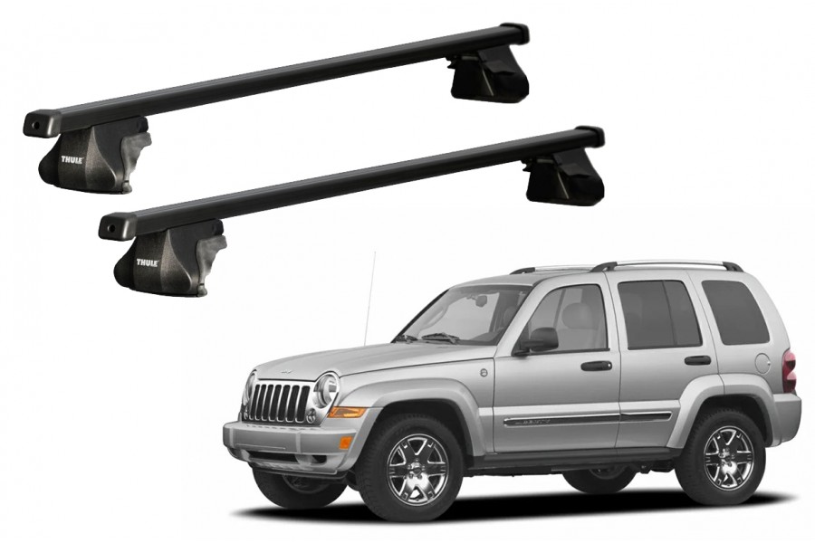 Barras THULE SmartRack para autos JEEP Cherokee 2002 a 2007
