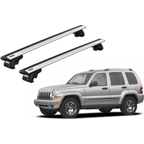 Barras THULE EVO WingBar para autos JEEP Cherokee 2002 a 2007