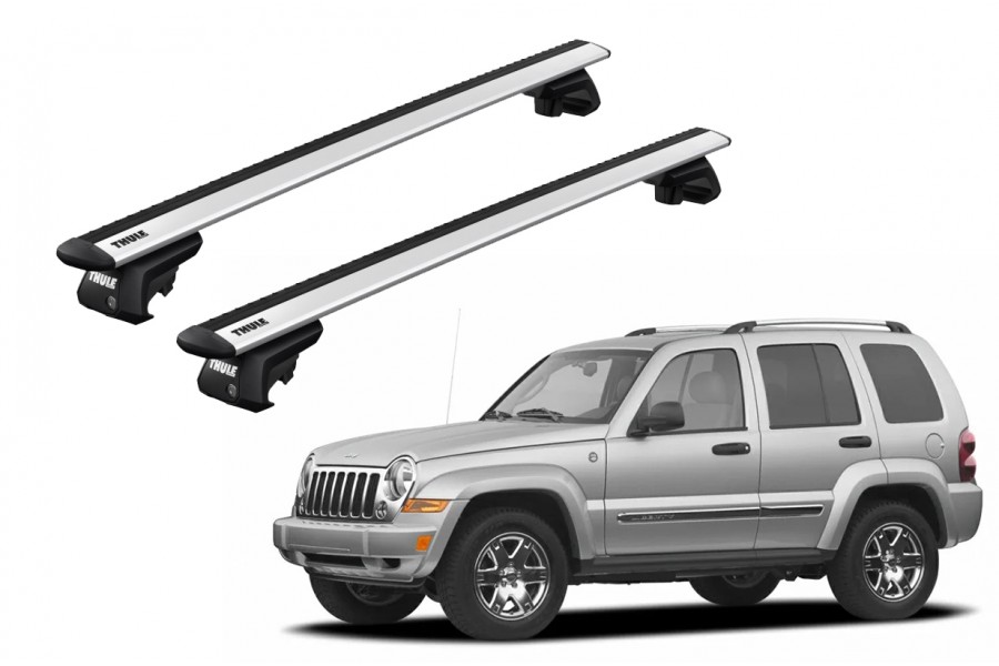 Barras THULE EVO WingBar para autos JEEP Cherokee 2002 a 2007