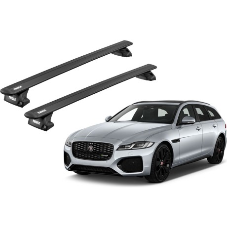 Barras THULE EVO WingBar para autos JAGUAR XF Sportbreak desde 2018 negro