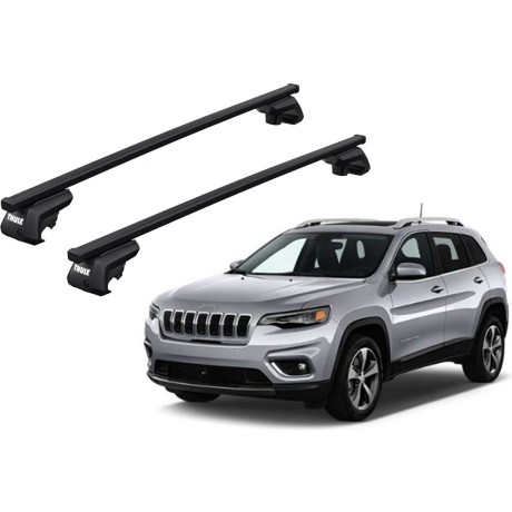 Barras THULE EVO SquareBar para autos JEEP Cherokee 2014 a 2020