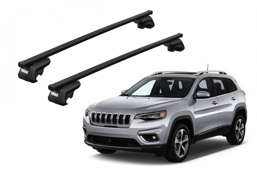 Barras THULE EVO SquareBar para autos JEEP Cherokee 2014 a 2020
