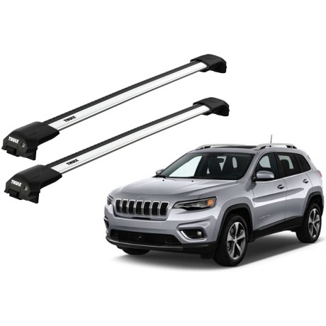 Barras THULE EDGE Flush para autos JEEP Cherokee 2014 a 2020