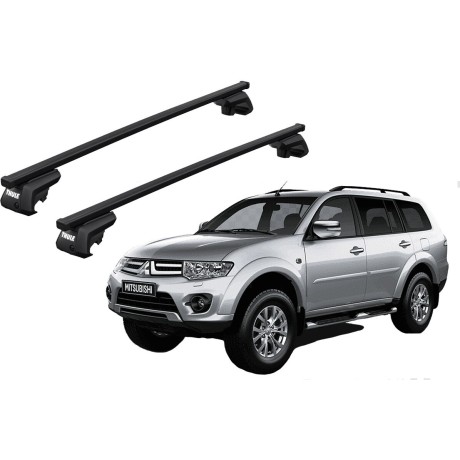 Barras THULE EVO SquareBar para autos MITSUBISHI Montero Sport 2006 a 2008