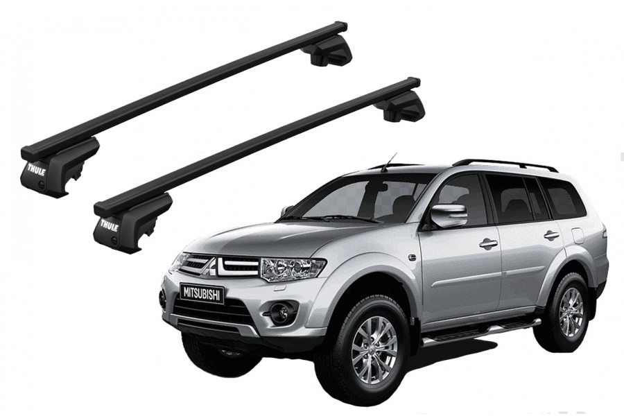 Barras THULE EVO SquareBar para autos MITSUBISHI Montero Sport 2006 a 2008