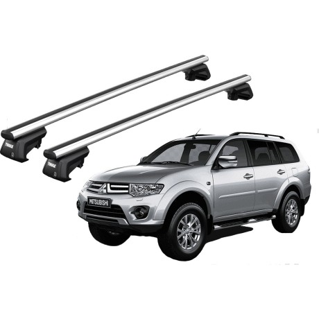 Barras THULE SmartRack XT AluBar para autos MITSUBISHI Montero Sport 2006 a 2008