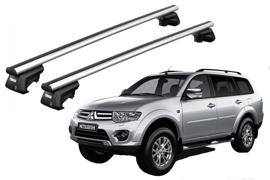 Barras THULE SmartRack XT AluBar para autos MITSUBISHI Montero Sport 2006 a 2008
