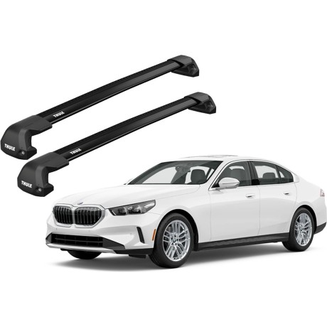 Barras THULE EDGE Flush para autos BMW 5-Series (G60) desde 2024 negro