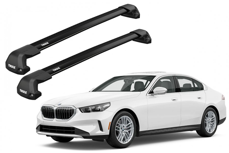 Barras THULE EDGE Flush para autos BMW 5-Series (G60) desde 2024 negro