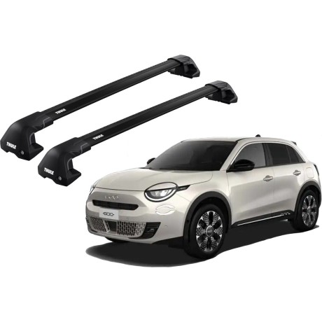 Barras THULE EDGE Flush para autos FIAT 600 desde 2024 negro