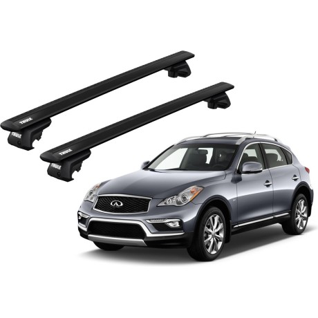 Barras THULE EVO WingBar para autos INFINITI QX50 desde 2014 - 2021 negro