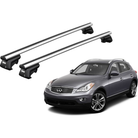 Barras THULE SmartRack XT AluminiumBar para autos INFINITI EX37 desde 2008 - 2013
