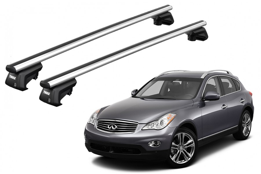 Barras THULE SmartRack XT AluminiumBar para autos INFINITI EX37 desde 2008 - 2013