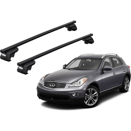 Barras THULE EVO SquareBar para autos INFINITI EX37 desde 2008 - 2013