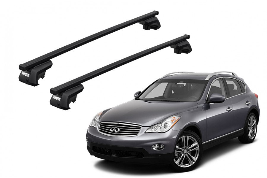 Barras THULE EVO SquareBar para autos INFINITI EX37 desde 2008 - 2013
