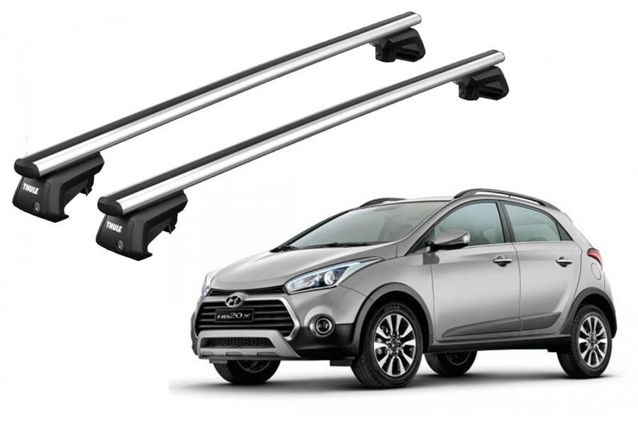 Barras THULE SmartRack XT AluBar para autos HYUNDAI HB20 desde 2012 - 2018
