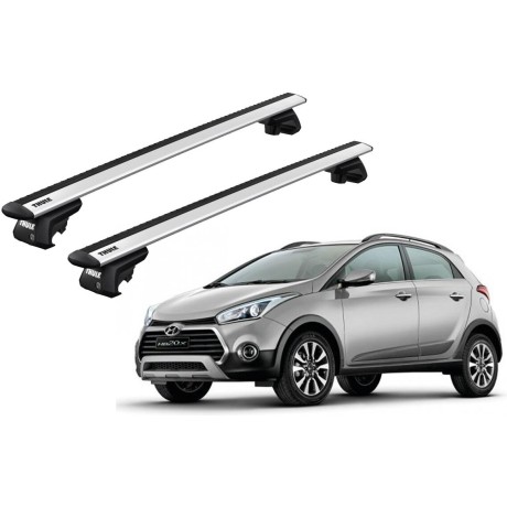 Barras THULE EVO WingBar para autos HYUNDAI HB20 desde 2012 - 2018