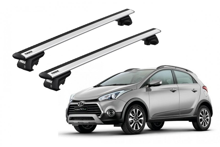 Barras THULE EVO WingBar para autos HYUNDAI HB20 desde 2012 - 2018
