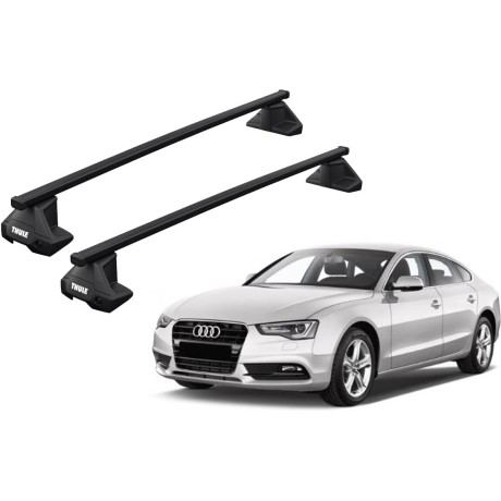 Barras THULE EVO SquareBar para autos AUDI A5 Sportback 2009 a 2016
