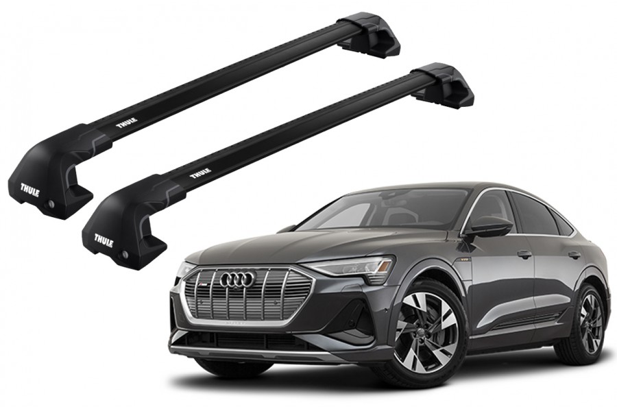 Barras THULE EDGE Flush para autos AUDI e-tron desde 2019 - 2023 negro