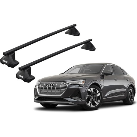 Barras THULE EVO SquareBar para autos AUDI e-tron desde 2019 - 2023