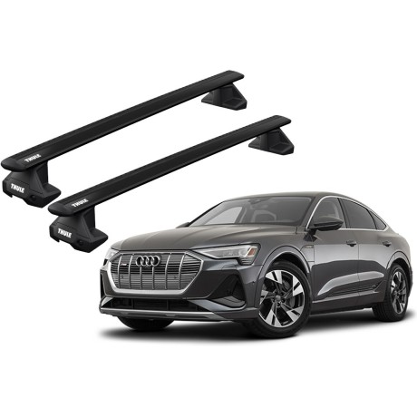 Barras THULE EVO WingBar para autos AUDI e-tron desde 2019 - 2023 negro