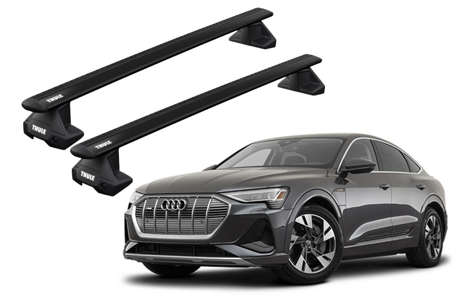 Barras THULE EVO WingBar para autos AUDI e-tron desde 2019 - 2023 negro
