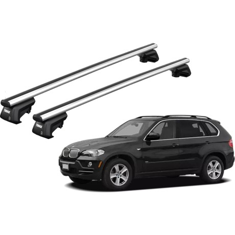 Barras THULE SmartRack XT AluBar para autos BMW X5 2004 a 2007