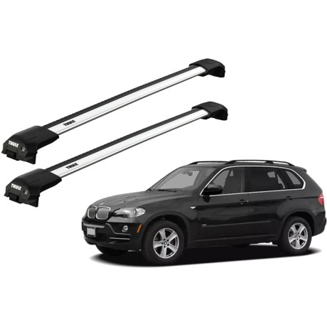 Barras THULE EDGE Flush para autos BMW X5 2004 a 2007