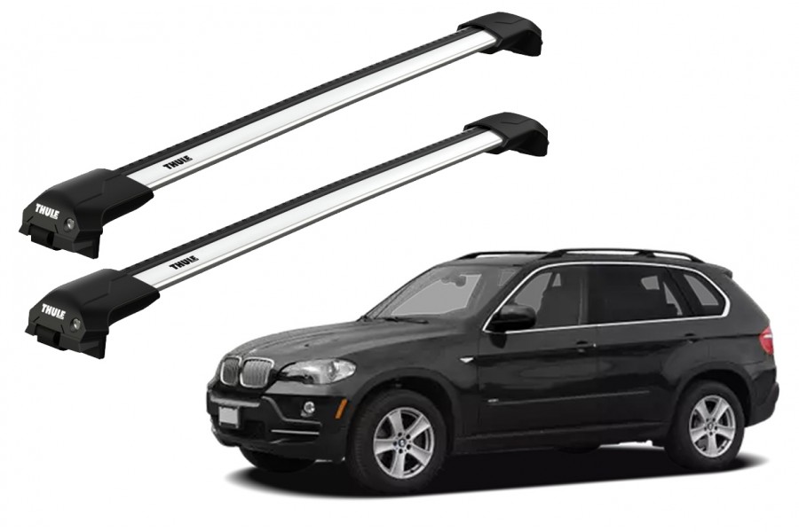 Barras THULE EDGE Flush para autos BMW X5 2004 a 2007