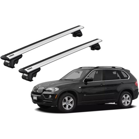 Barras THULE EVO WingBar para autos BMW X5 2004 a 2007