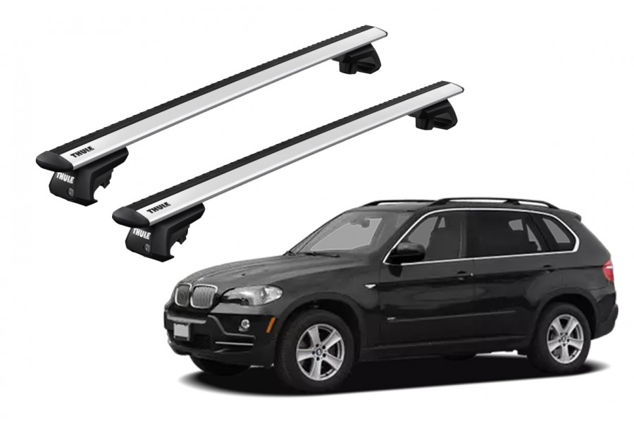 Barras THULE EVO WingBar para autos BMW X5 2004 a 2007