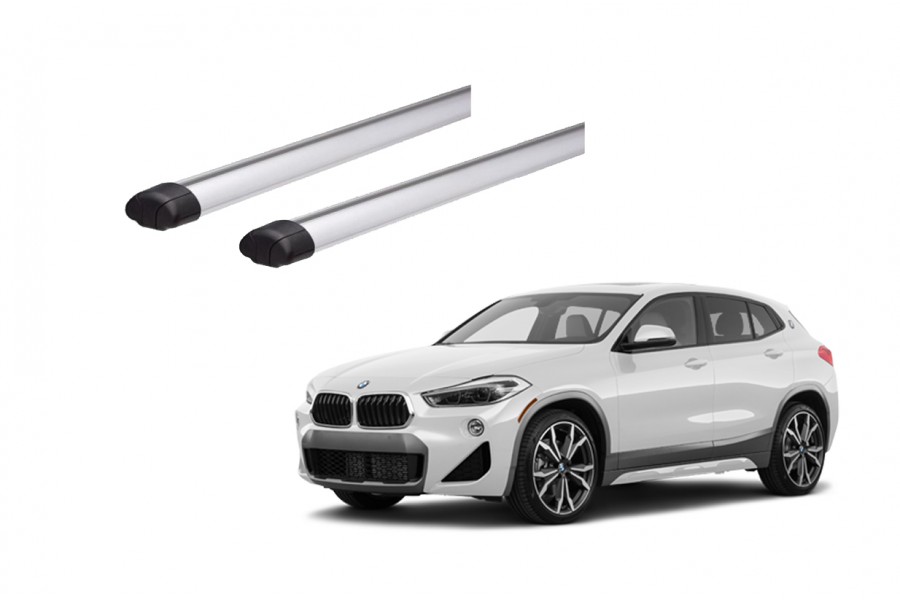 Barras THULE EVO AeroBar para autos BMW X2 (F39) desde 2018 a 2023 negro