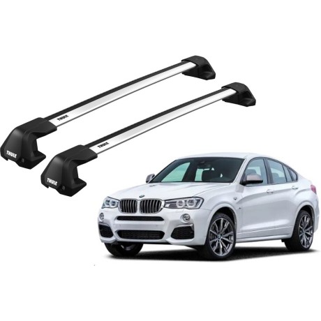 Barras THULE EDGE Flush para autos BMW X4 2015 a 2018