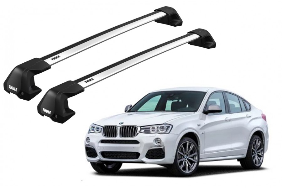 Barras THULE EDGE Flush para autos BMW X4 2015 a 2018
