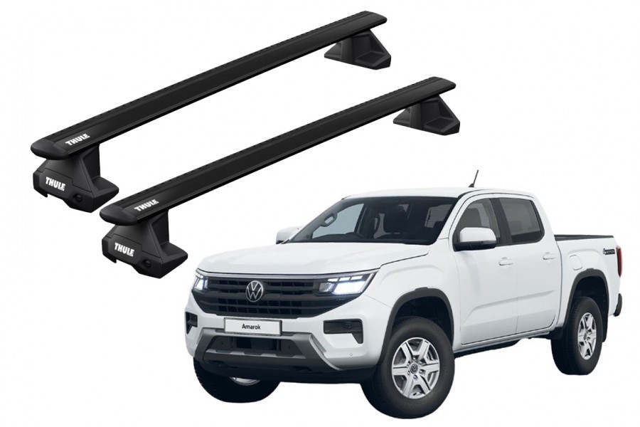 Barras THULE EVO WingBar para autos VOLKSWAGEN Amarok desde 2023 negro