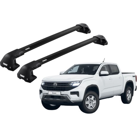 Barras THULE EDGE Flush para autos VOLKSWAGEN Amarok desde 2023 negro