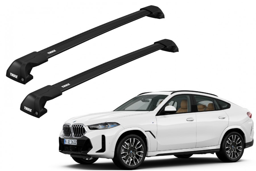 Barras THULE EDGE Flush para autos BMW X6 desde 2020 negro