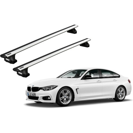 Barras THULE EVO WingBar para autos BMW 4-Series Gran Coupe 2014 a 2020