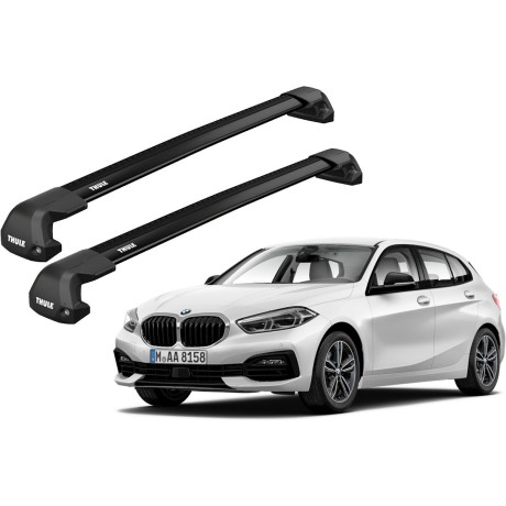 Barras THULE EDGE Flush para autos BMW 1-series desde 2020-2024 negro