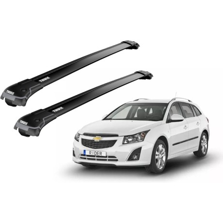 Barras THULE EDGE para autos CHEVROLET Cruze 2012 a 2015 negro