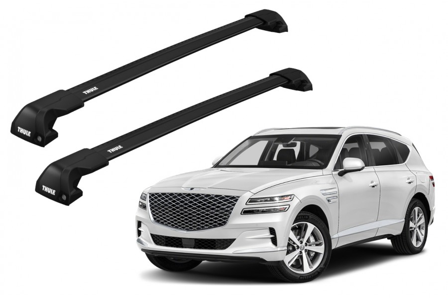 Barras THULE EDGE Flush para autos GENESIS GV80 desde 2020 negro
