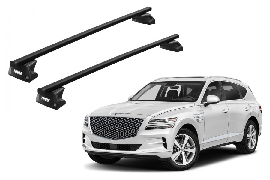 Barras THULE EVO SquareBar para autos GENESIS GV80 desde 2020