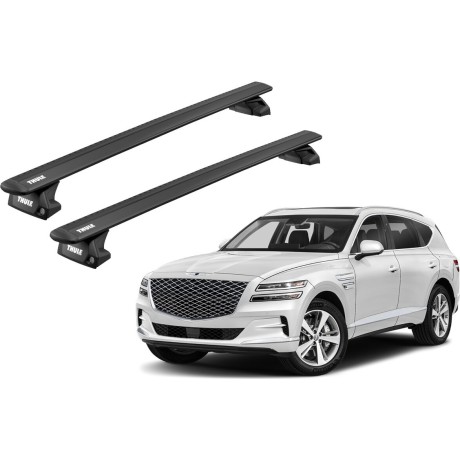 Barras THULE EVO WingBar para autos GENESIS GV80 desde 2020 negro