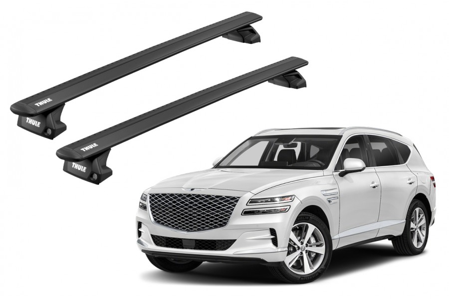 Barras THULE EVO WingBar para autos GENESIS GV80 desde 2020 negro