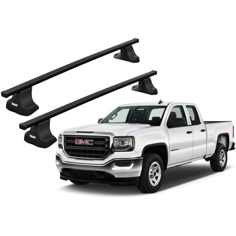 Barras THULE SquareBar para camioneta GMC Sierra 2014 a 2018