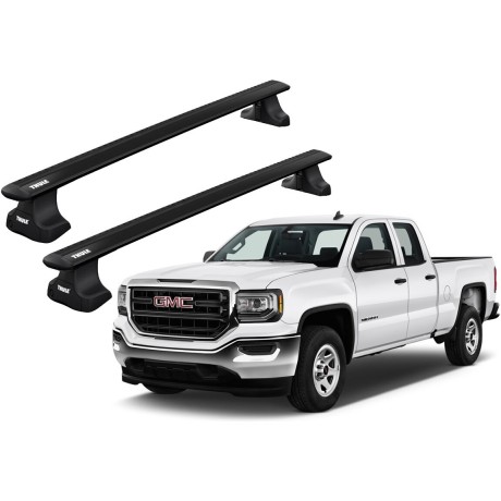 Barras THULE WingBar para camioneta GMC Sierra 2014 a 2018 negro