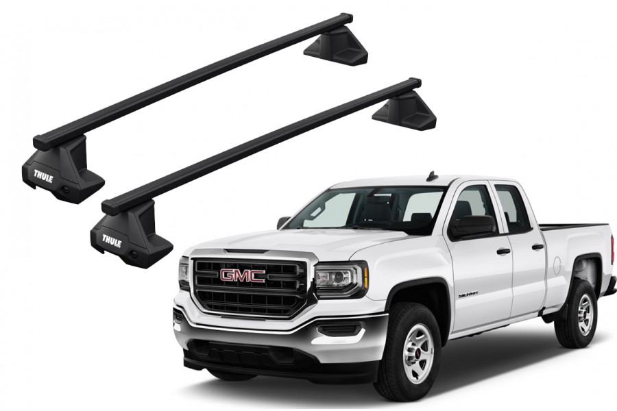 Barras THULE EVO SquareBar para camioneta GMC Sierra 2014 a 2018