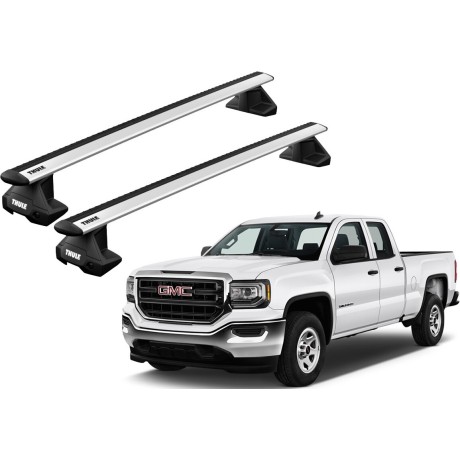 Barras THULE EVO WingBar para camioneta GMC Sierra 2014 a 2018